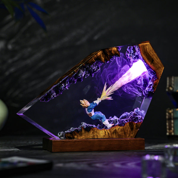 Vegeta Dragon Ball Epoxy Lamp