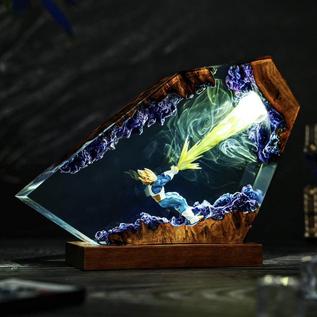 Vegeta Dragon Ball Epoxy Lamp