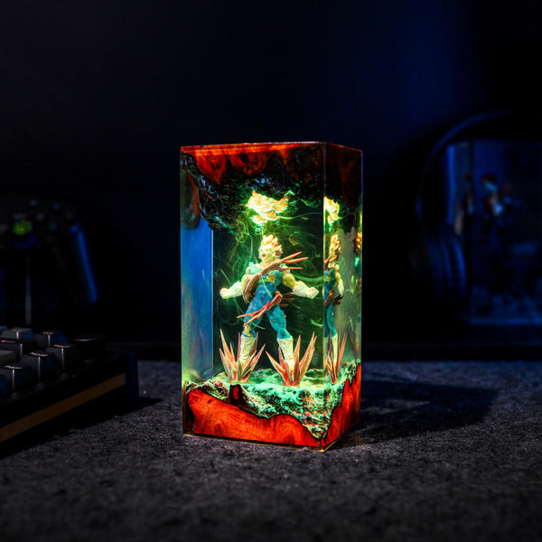 Vegeta’s Power Epoxy Night Lamp