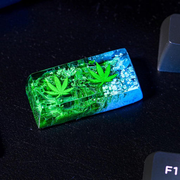 Weed Leaf Keycap