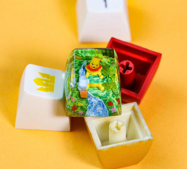 Winnie the Pooh artisan keycap