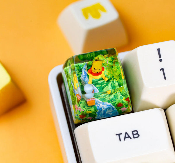 Winnie the Pooh artisan keycap