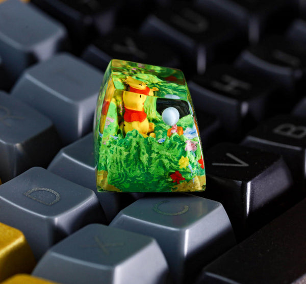 Winnie the Pooh artisan keycap