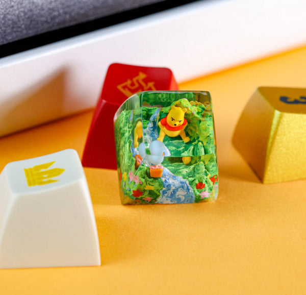 Winnie the Pooh artisan keycap