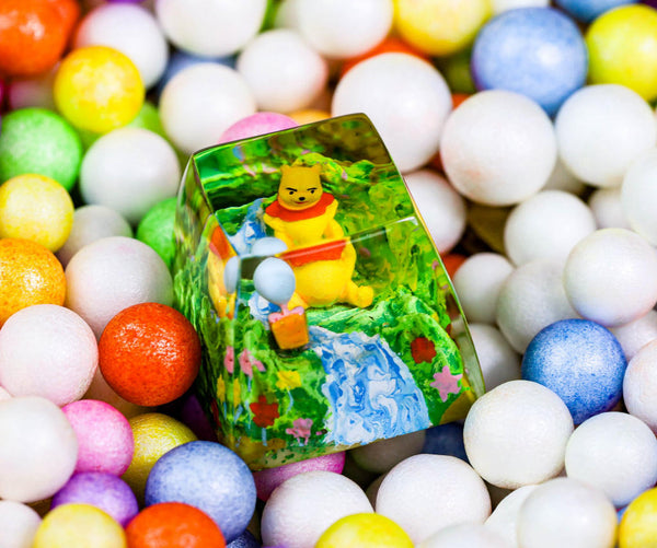 Winnie the Pooh artisan keycap