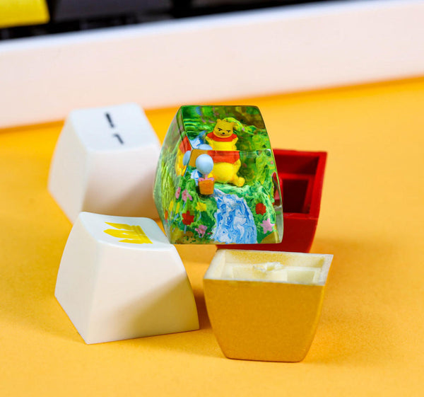 Winnie the Pooh artisan keycap