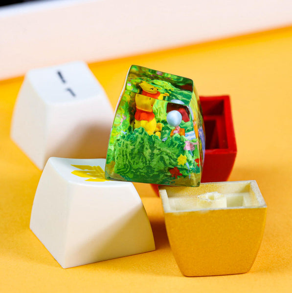 Winnie the Pooh artisan keycap