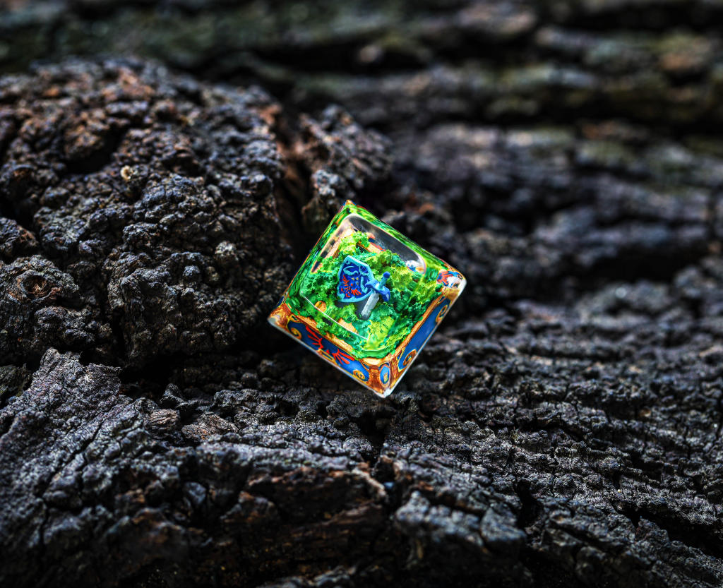 Zelda Shield and Master Sword keycap – Egoartbyvan