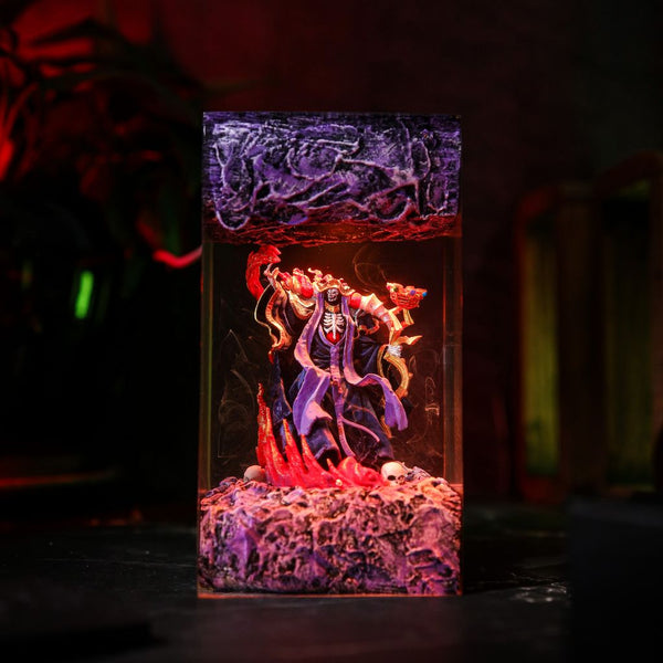 Alastor and Vox Hazbin Hotel Lamp