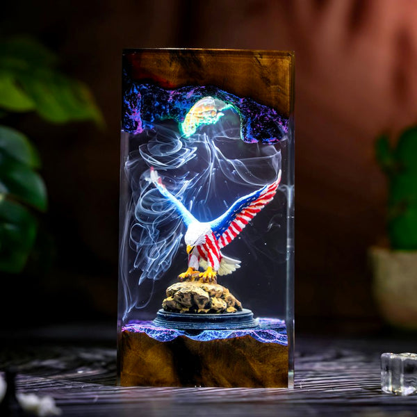 American Eagle Resin Lamp