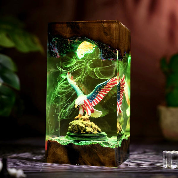 American Eagle Resin Lamp