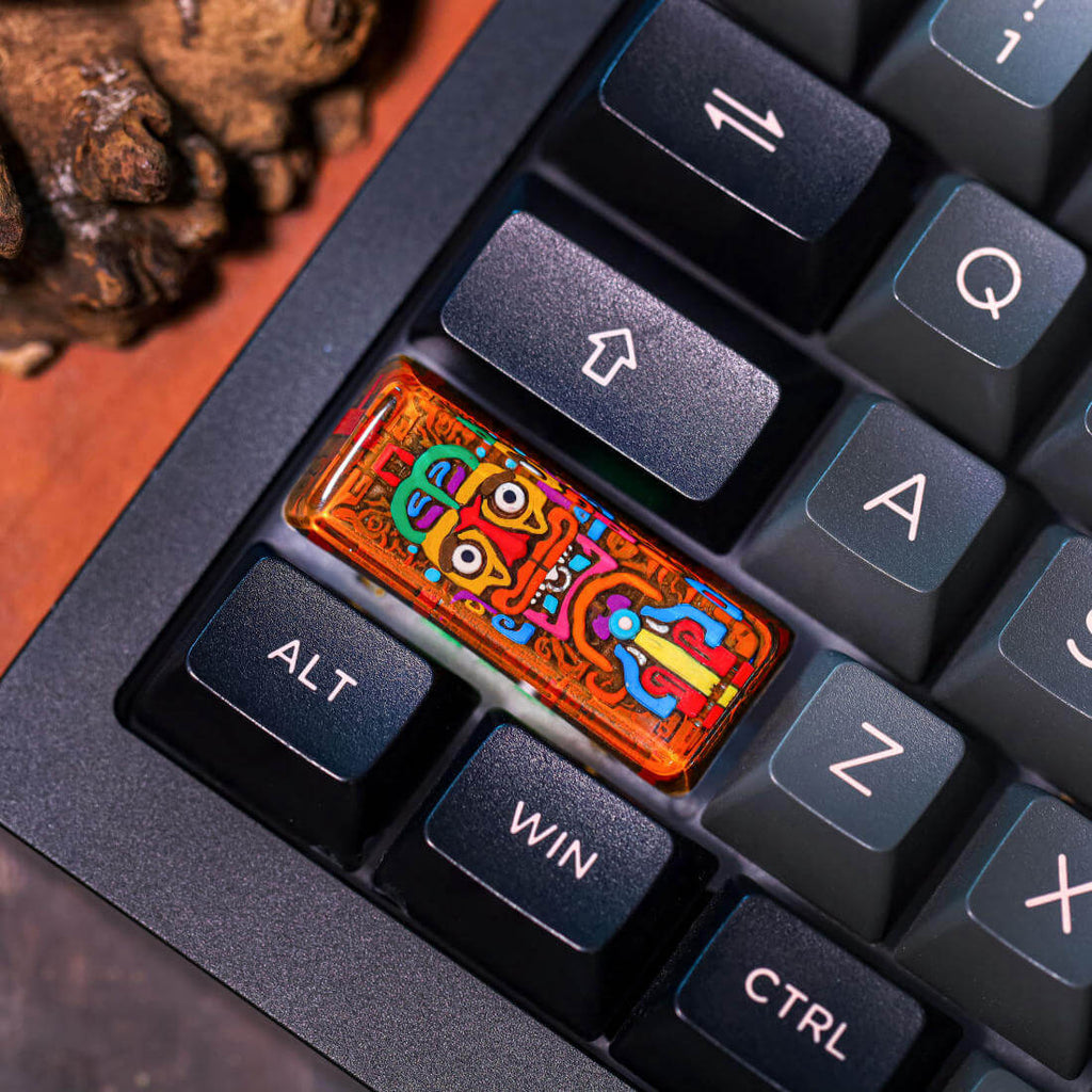 Aztec Totem Artisan Keycap – Egoartbyvan