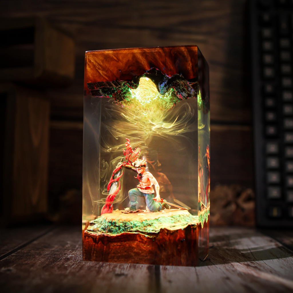 Black Asta Black Clover Lamp