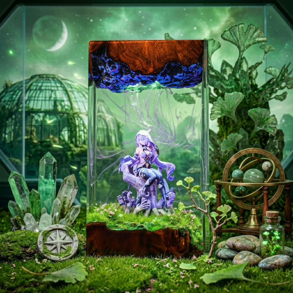 Black Swan Honkai Star Rail LED Lamp