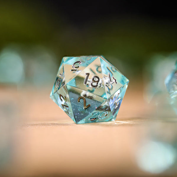 Blue Ocean DND Resin Dice