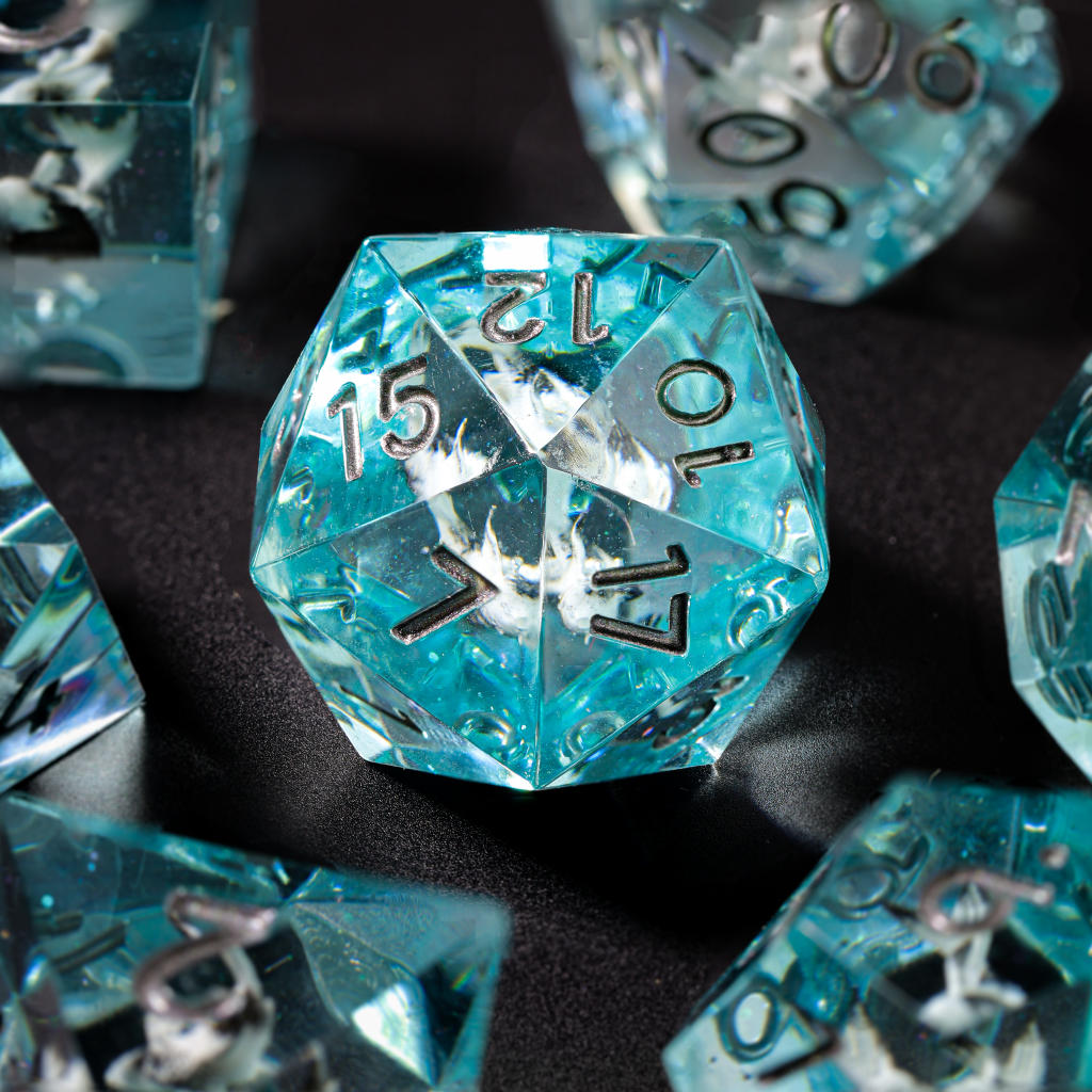 Blue Ocean DND Resin Dice