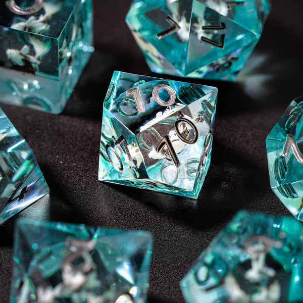 Blue Ocean DND Resin Dice