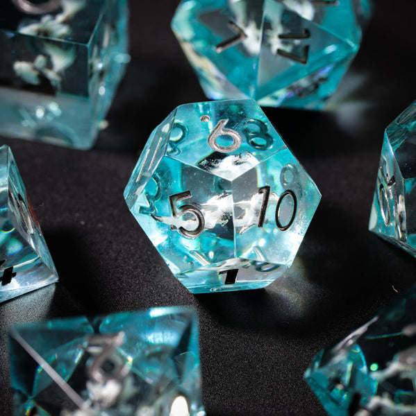 Blue Ocean DND Resin Dice