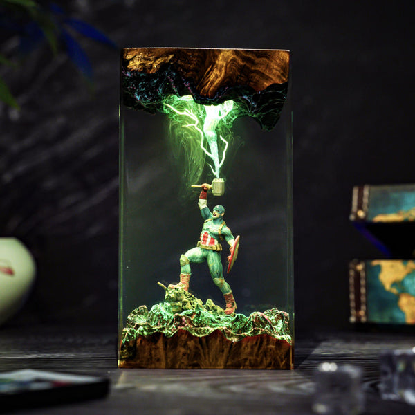 Captain America Thunder Lightning Lamp Ver 2