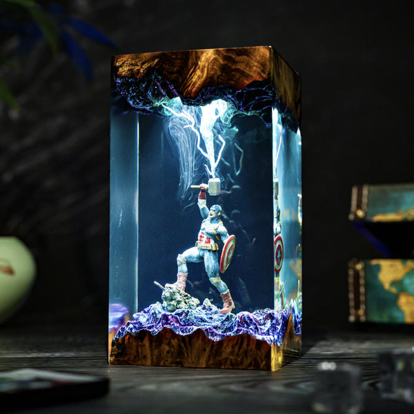 Captain America Thunder Lightning Lamp Ver 2