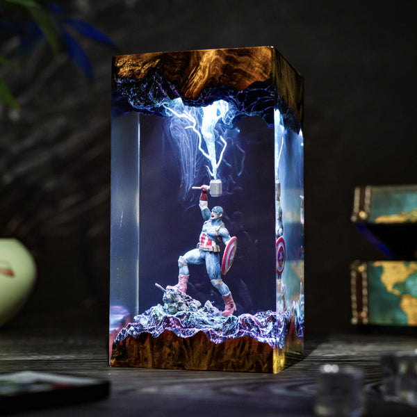 Captain America Thunder Lightning Lamp Ver 2