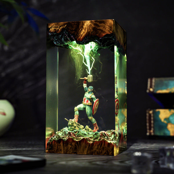 Captain America Thunder Lightning Lamp Ver 2