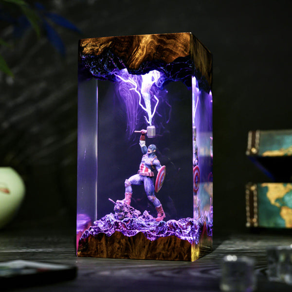 Captain America Thunder Lightning Lamp Ver 2