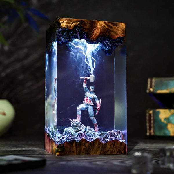 Captain America Thunder Lightning Lamp Ver 2