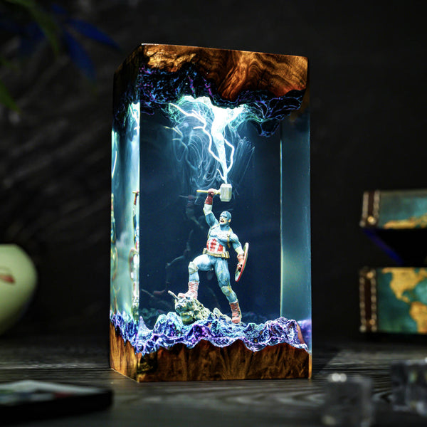 Captain America Thunder Lightning Lamp Ver 2