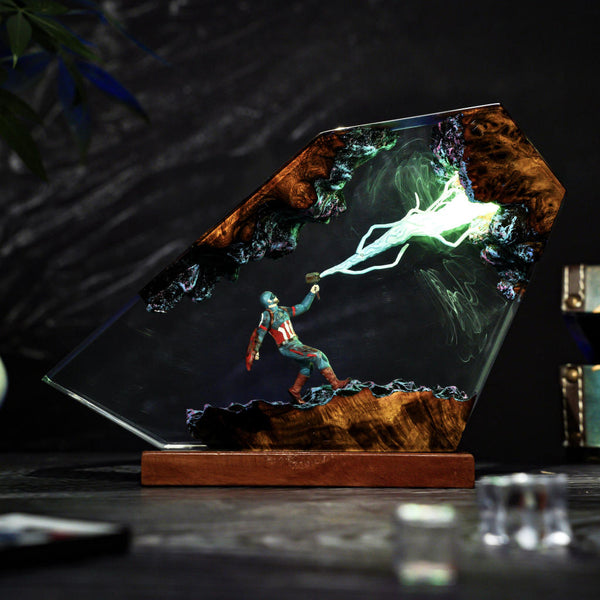 Captain America Thunder Lightning Lamp Ver 2