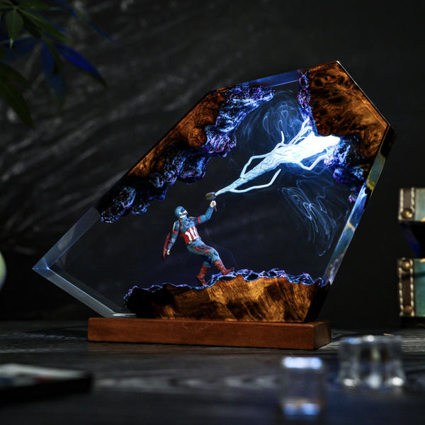 Captain America Thunder Lightning Lamp Ver 2