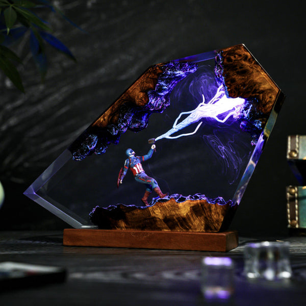 Captain America Thunder Lightning Lamp Ver 2