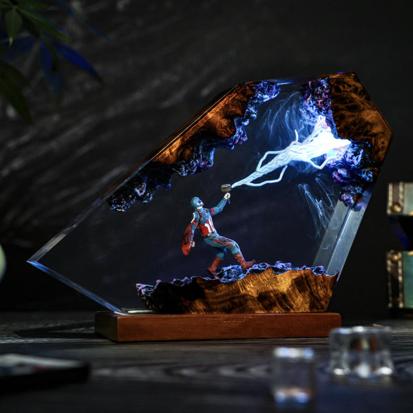 Captain America Thunder Lightning Lamp Ver 2