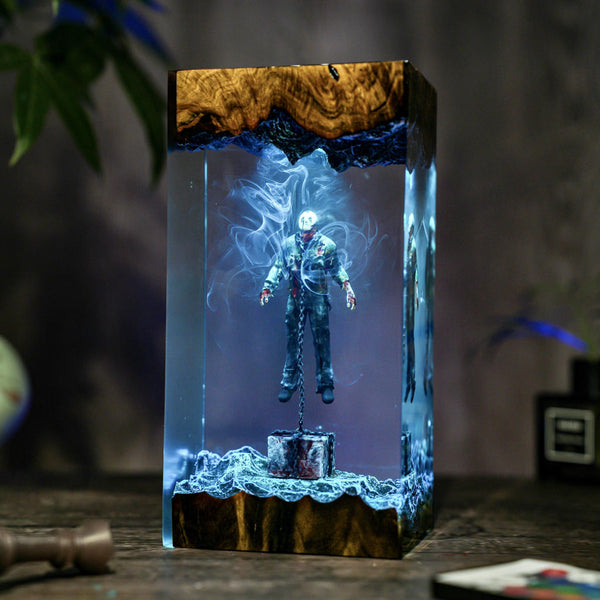 Chained Jason Voorhees Friday the 13th Halloween Lamp