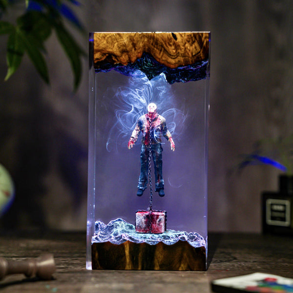 Chained Jason Voorhees Friday the 13th Halloween Lamp