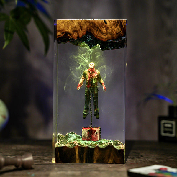 Chained Jason Voorhees Friday the 13th Halloween Lamp