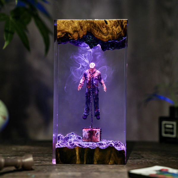 Chained Jason Voorhees Friday the 13th Halloween Lamp