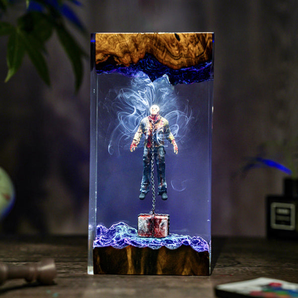Chained Jason Voorhees Friday the 13th Halloween Lamp