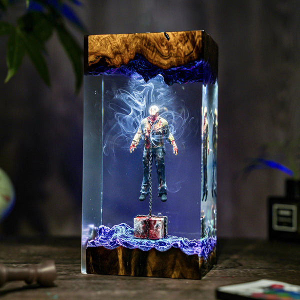 Chained Jason Voorhees Friday the 13th Halloween Lamp