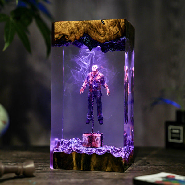 Chained Jason Voorhees Friday the 13th Halloween Lamp