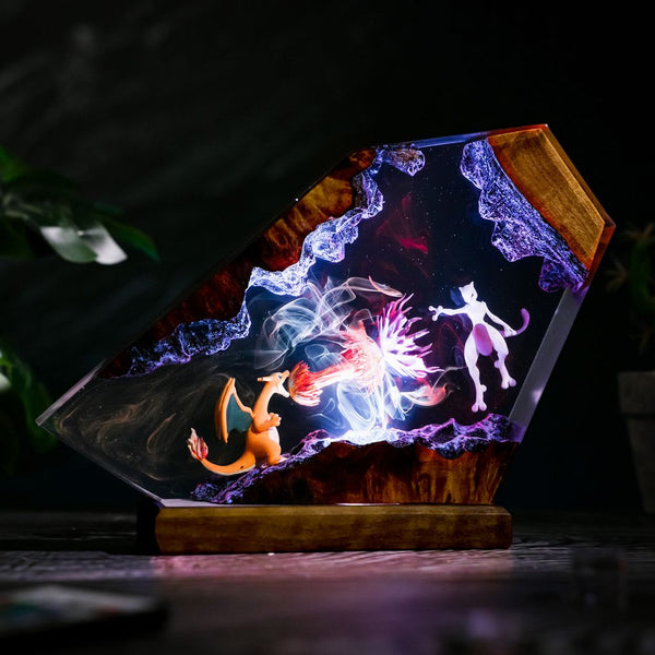 Charizard vs Mewtwo Pokémon Lamp