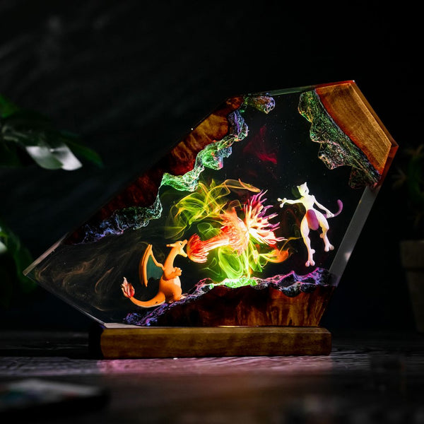Charizard vs Mewtwo Pokémon Lamp