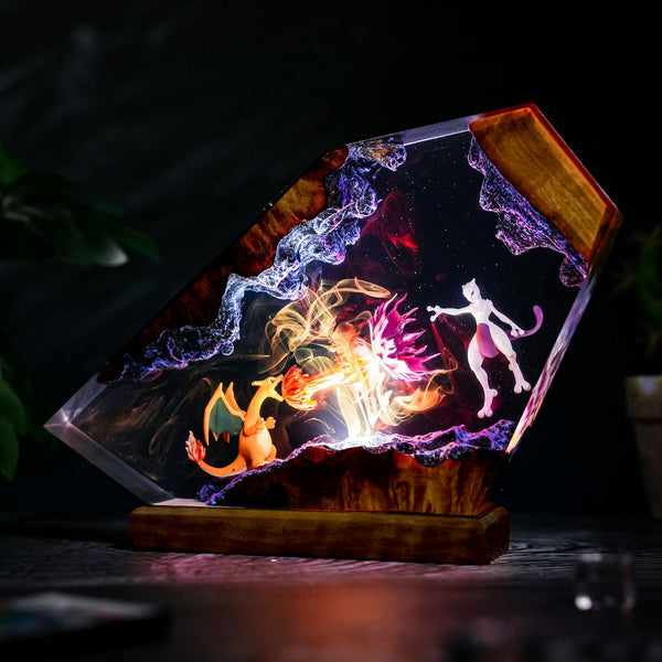 Charizard vs Mewtwo Pokémon Lamp