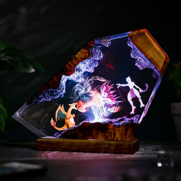 Charizard vs Mewtwo Pokémon Lamp