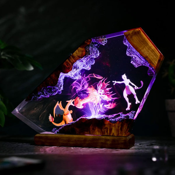 Charizard vs Mewtwo Pokémon Lamp