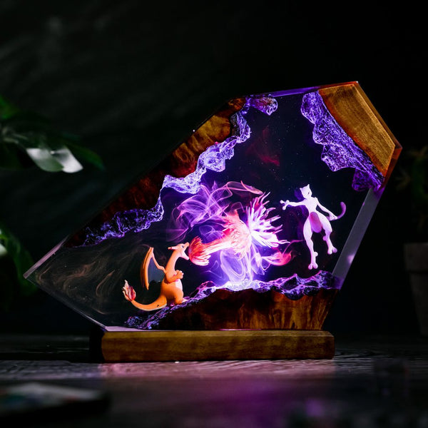 Charizard vs Mewtwo Pokémon Lamp