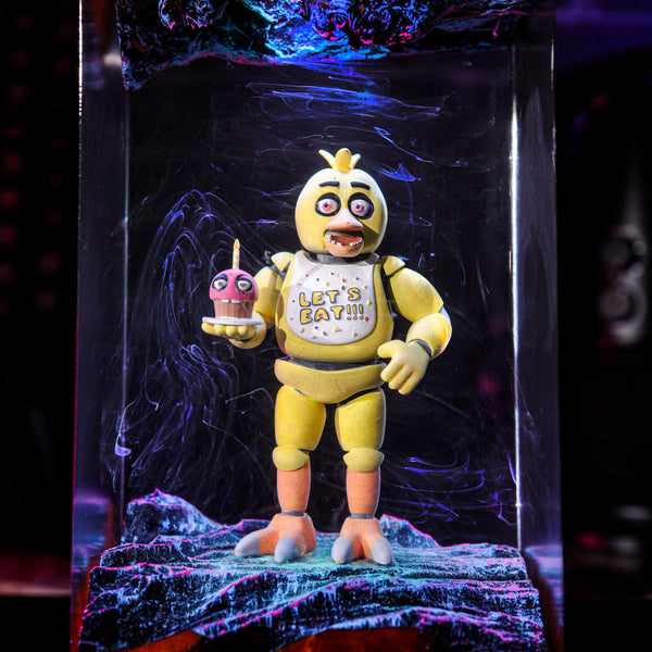 Halloween Foxy Fnaf Epoxy Lamp
