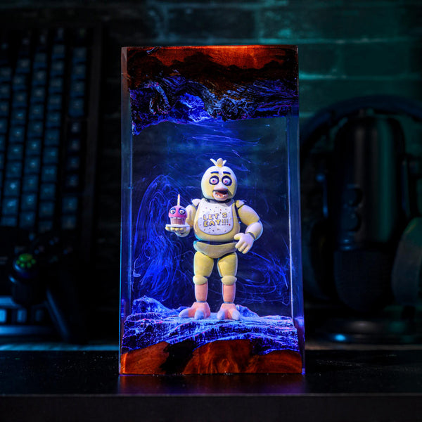 Halloween Foxy Fnaf Epoxy Lamp