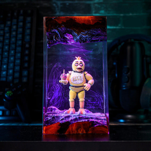 Halloween Foxy Fnaf Epoxy Lamp