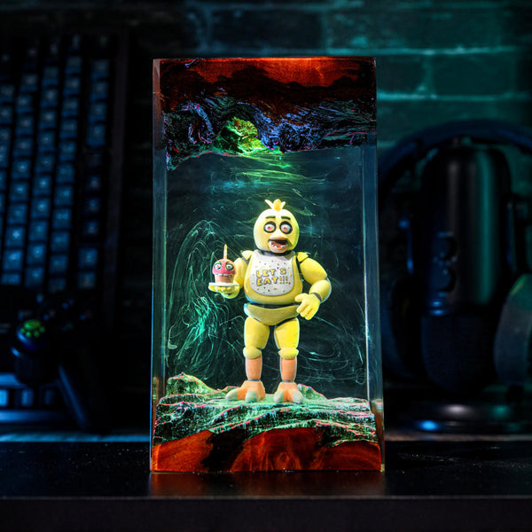 Halloween Foxy Fnaf Epoxy Lamp